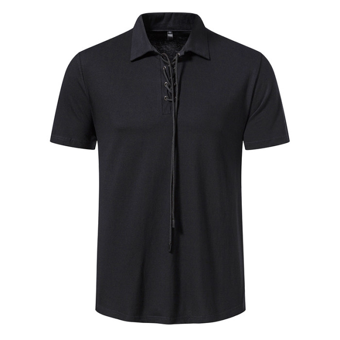 Men's Fashion Casual Solid Color T-shirt
