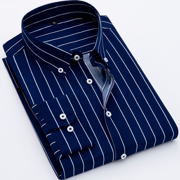Stylish Striped Print Long Sleeve Shirt