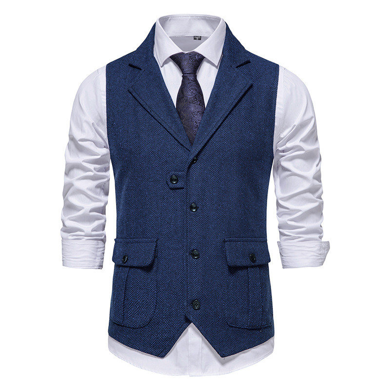 Men's Business Formal Party Blazer Vests