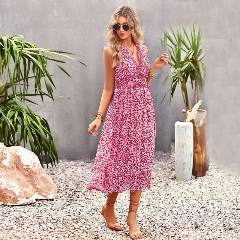 Sexy Vintage Fashion Casual  Vacation Dress