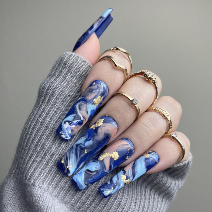 24PCS Fashionable and Sexy Wearable Disassembly Exquisite  Nails