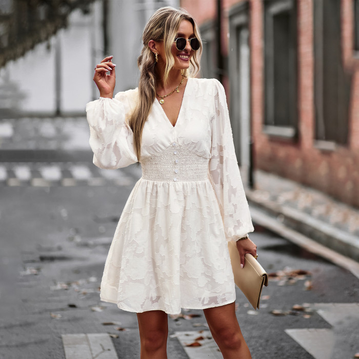 Fashion Women Elegant Lace Vintage Sexy Casual Dress