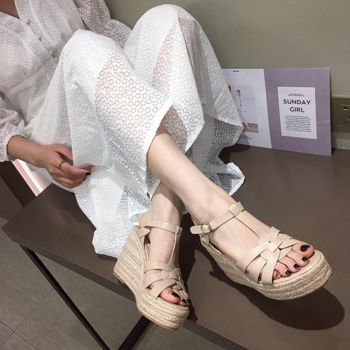 New Women's Heightened Platform Roman Sandals