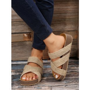 New Casual Platform Sandals Stylish Ladies Slippers