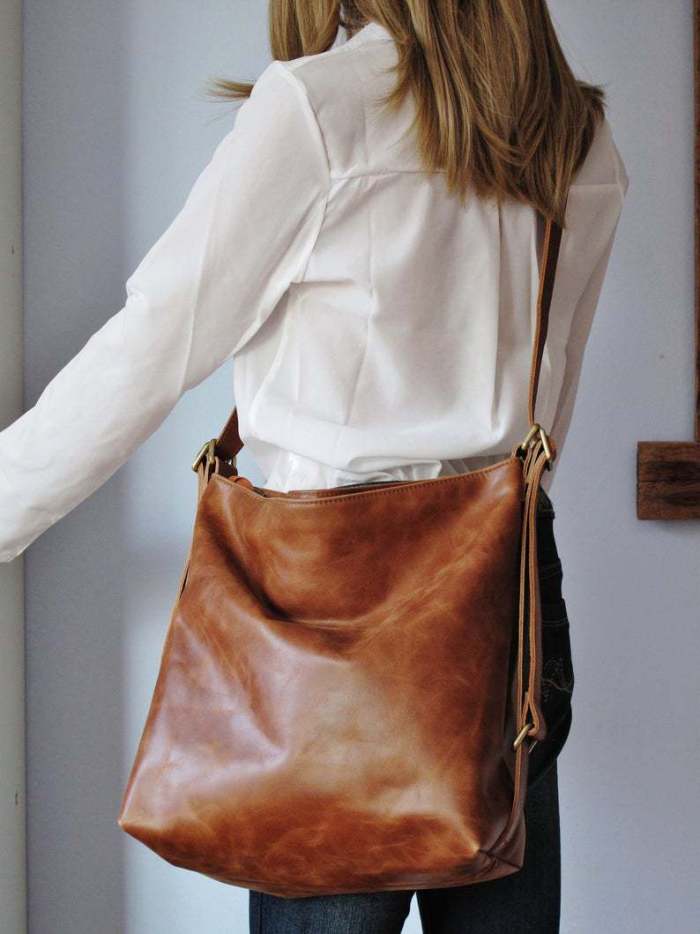 Women's New Vintage Large Capacity Soft Leather Bag