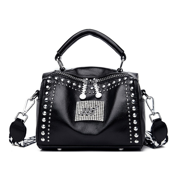 Women's Luxury Diamond-set Stylish Leather Bag