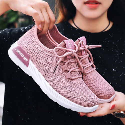 New Breathable Fashion Women's Running Shoes Mesh Sneakers