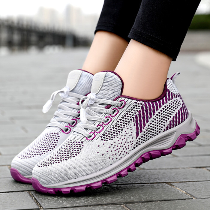 Lightweight Breathable Running Shoes for Women Non-slip Jogging Walking Casual Sneakers