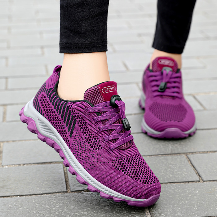 Lightweight Breathable Running Shoes for Women Non-slip Jogging Walking Casual Sneakers