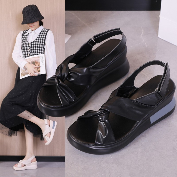 Women's New Crossover Strap Casual Fashion Simple Sandals