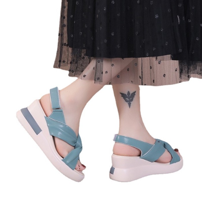 Women's New Crossover Strap Casual Fashion Simple Sandals
