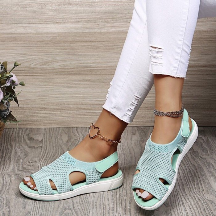 Women's Fashion Large Size Mesh Casual Sandals