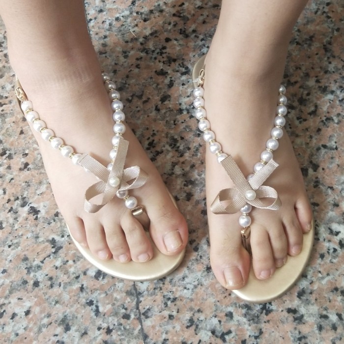 Women's New Pearl Simple Fashion Sandals