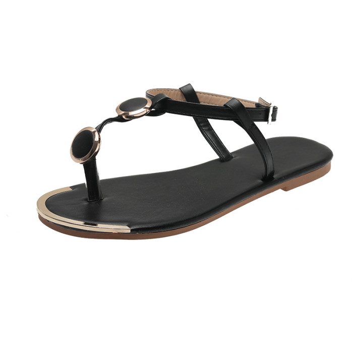 New Casual Fashion Clip-toe Flat Beach Sandals