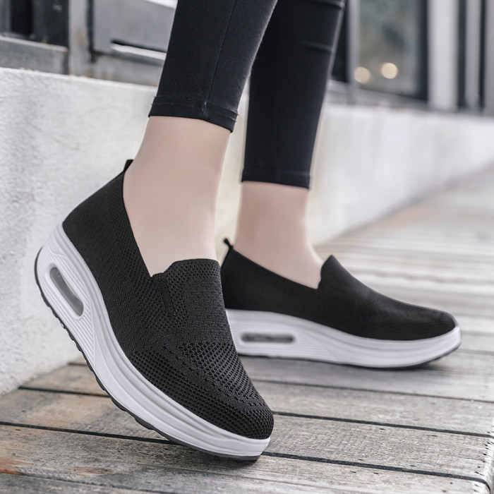Women's Solid Color Breathable Casual Loafers