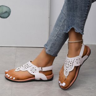 New Women's Fashion Flat Openwork Sandals