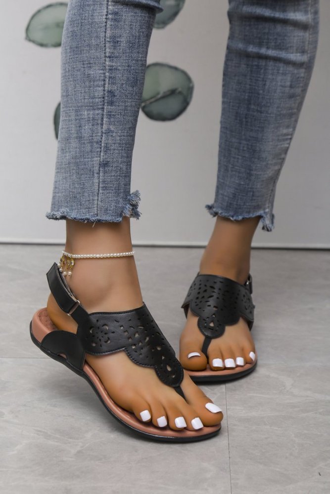 New Women's Fashion Flat Openwork Sandals