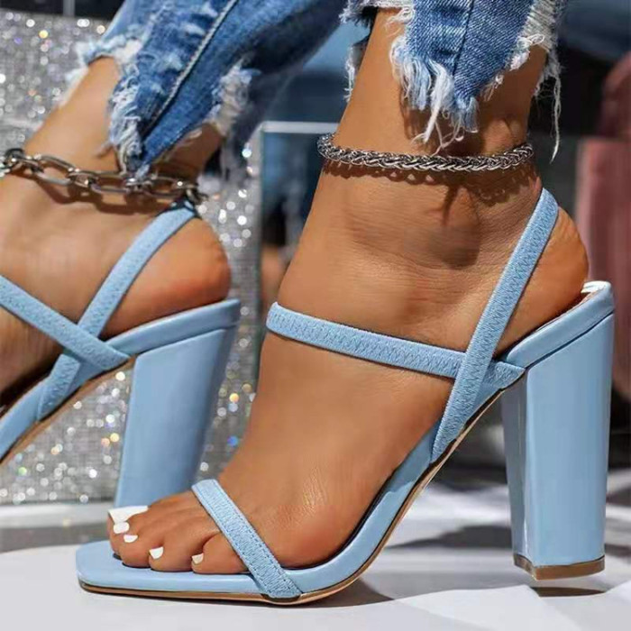 Women's New High-heeled Open-toe Sandals
