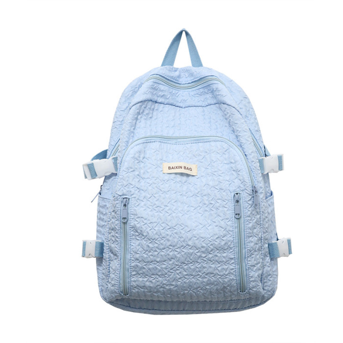 Stylish Casual Bubble Grid Student Schoolbag Sweet Backpack