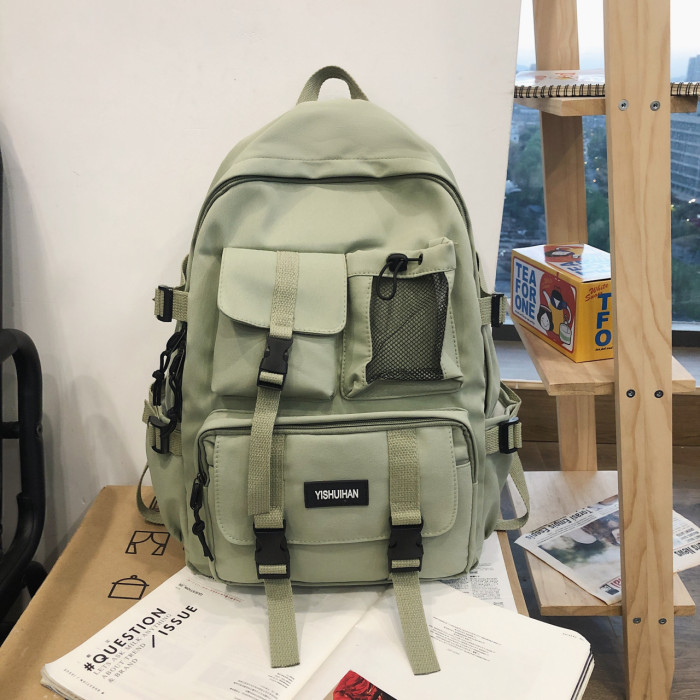 Nylon Backpack Travel Mesh Student College School Bag Fashion Backpack