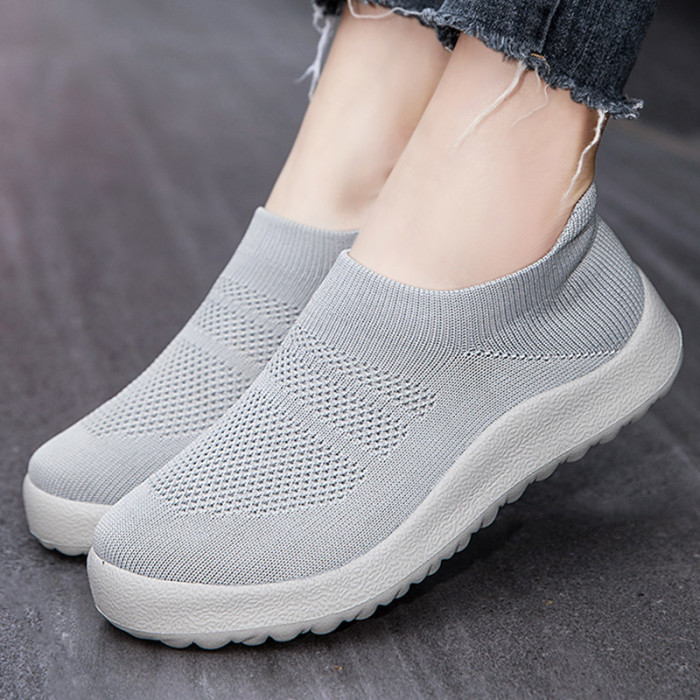 Women Breathable Casual Lightweight Flat Casual Sneakers