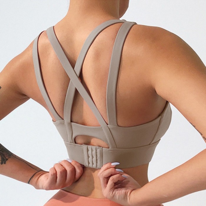 Sexy Back Cloud Hide Plus Size Yoga Bra