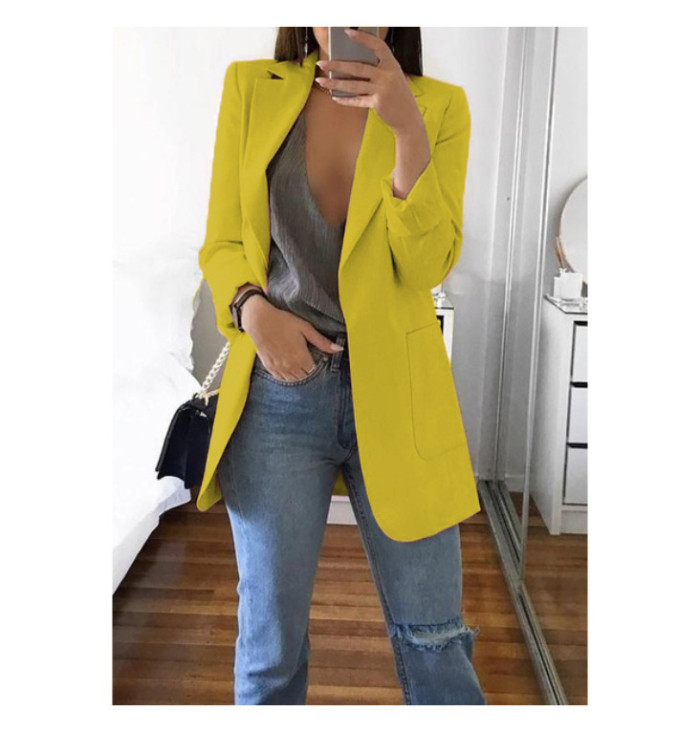 Women's Clothing Blazer Leisure Suits Coat