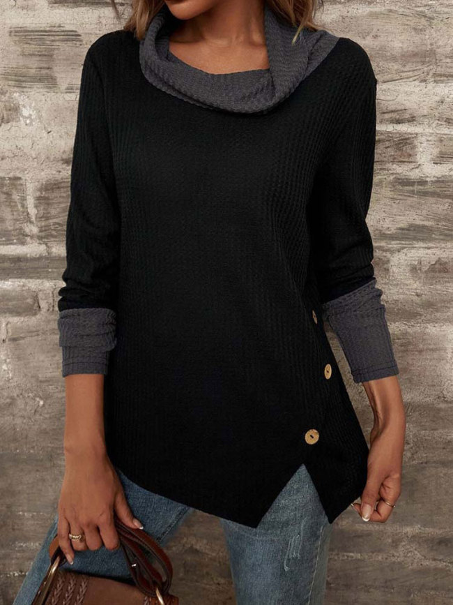 2023 Autumn Winter Turtleneck Turtle Neck Sweater Pullover Oversized Sweater