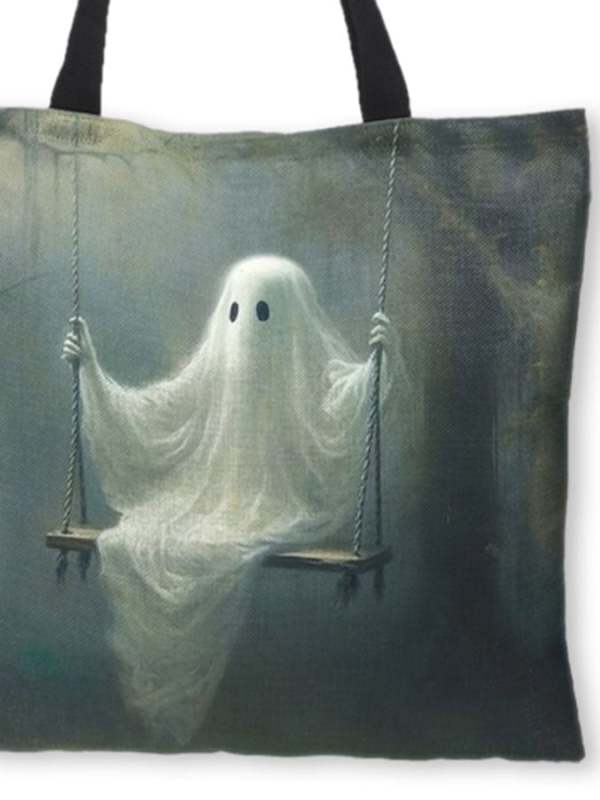 Halloween Ghost Print Bag