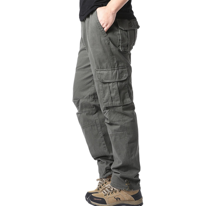 Large Pocket Loose Overalls Men's Outdoor Sports Jogging Military Tactical Pants
