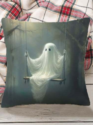 Ghost Print Pillow