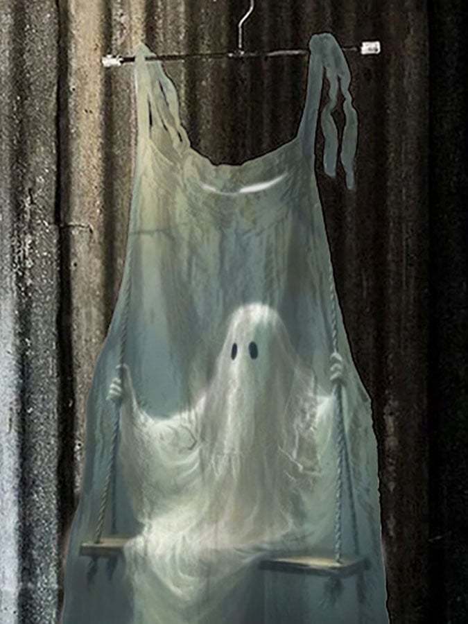 Ghost Ladies Print Jumpsuit