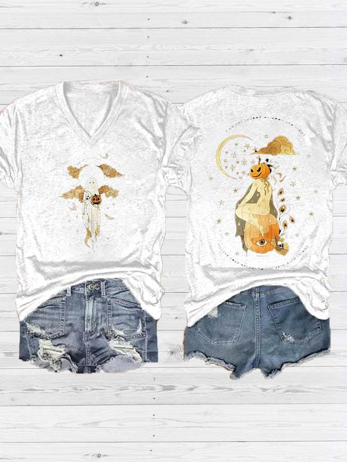 Women's Ghost Art Casual T-Shirt