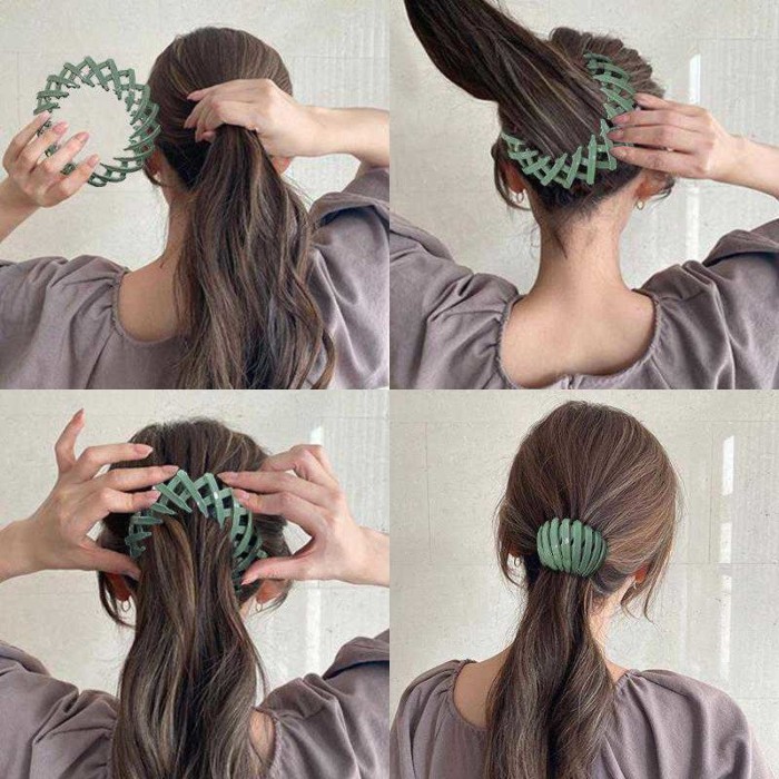 Women's Fashion Hair Claw & Bird Nest Hair Accessories