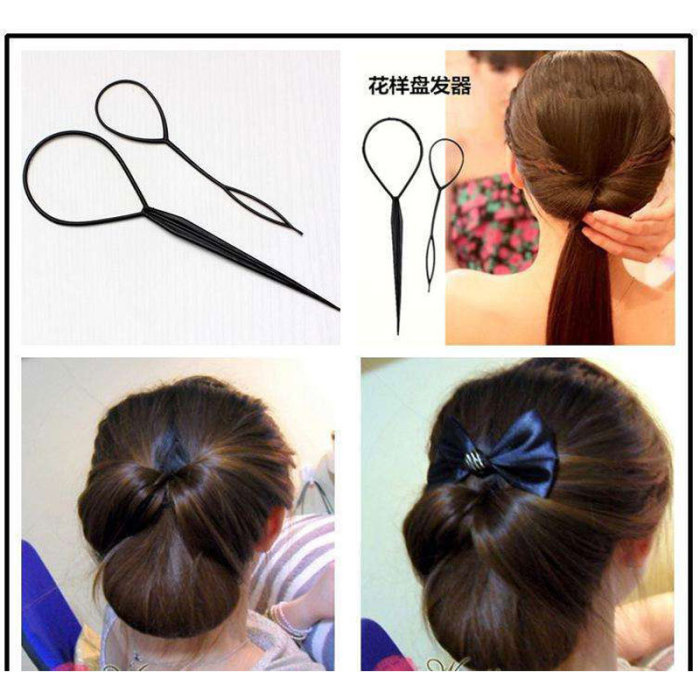 4pcs/Set Magic Hair Braiding Hair Styling Tools Easy-to-Use Hair Accessories for Braids and Ponytails