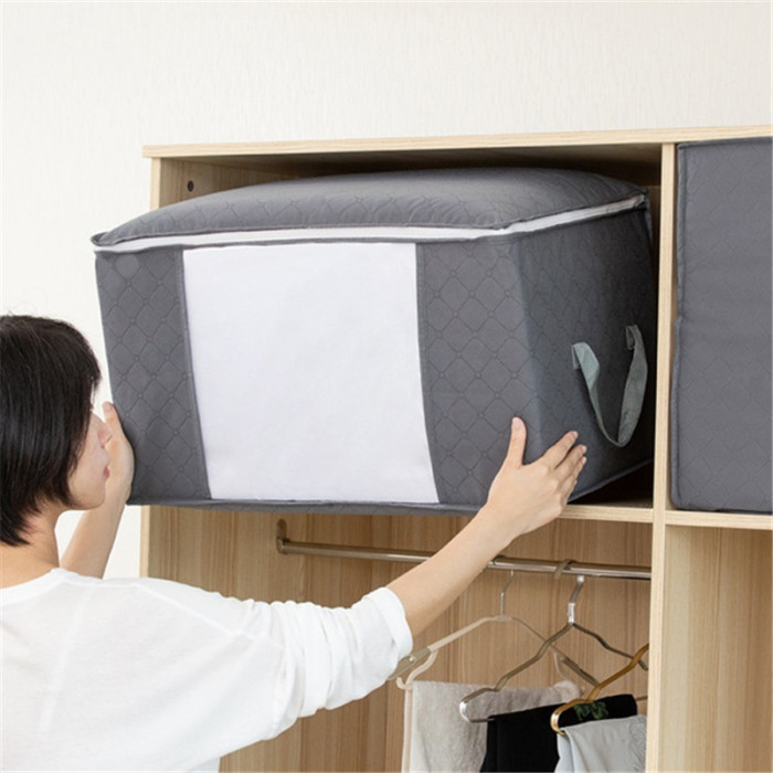 Large Capacity Clothes Storage Bag: Spacious and Durable Organizer for Winter Clothes and Blankets