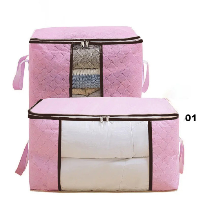 Large Capacity Clothes Storage Bag: Spacious and Durable Organizer for Winter Clothes and Blankets