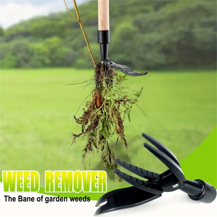 1pc Weeder, The Ultimate Stand Up Weed Puller Tool, No Bending, Pulling, Or Kneeling
