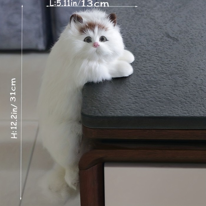 1Pc Cute Simulation Cat Multi-color Optional Fine TV Hanging Cat Home Accessories Birthday Gift Crafts Gift Pet Toys Photography Props