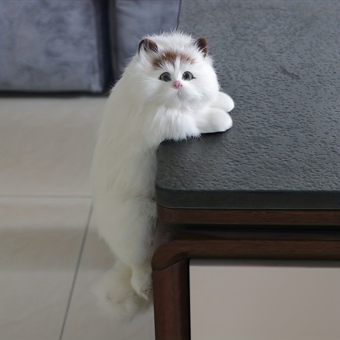 1Pc Cute Simulation Cat Multi-color Optional Fine TV Hanging Cat Home Accessories Birthday Gift Crafts Gift Pet Toys Photography Props