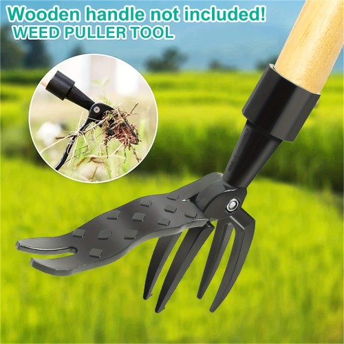 1pc Weeder, The Ultimate Stand Up Weed Puller Tool, No Bending, Pulling, Or Kneeling