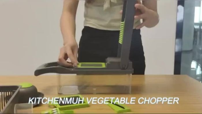 12\u002F16pcs\u002FSet, Vegetable Chopper, Multifunctional Fruit Slicer, Handle Food Grater, Vegetable Slicer, Cutter With Container, Onion Mincer Chopper With Multiple Interchangeable Blades, Household Potato Shredder, Kitchen Stuff, Kitchen Gadgets