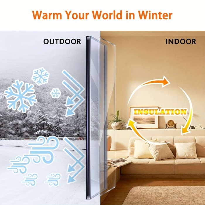 1pc Autumn And Winter Self-absorbing Cotton Door Curtain, Thickened Household Thermal Insulation And Windproof Partition Curtain, Winter Cold Protection,room Decor,home Decor