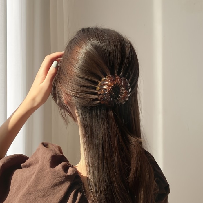 Magic Bird Nest Clip Hair Bun Maker Fashion Hair Accessories Female Ponytail Clips Headwear