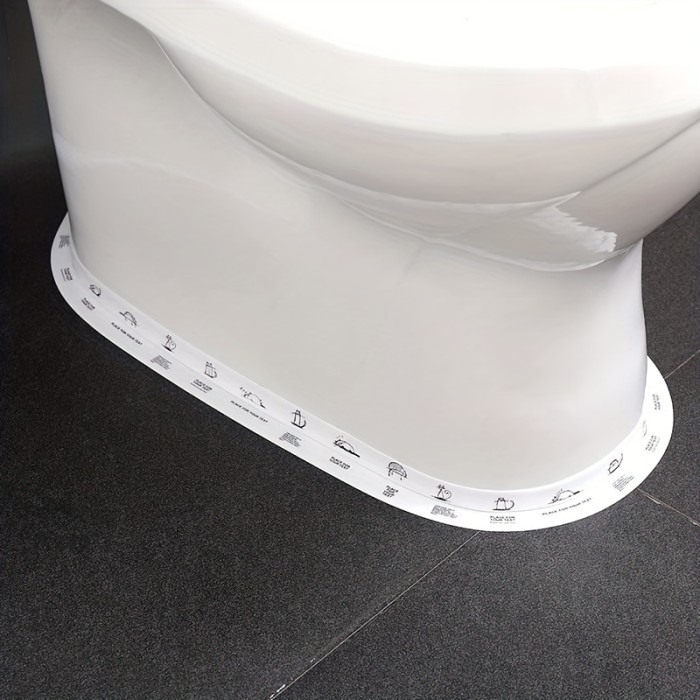 1pc Bath & Toilet Caulk Tape Sealant Strip, Self Adhesive Tub And Wall Sealing Tape Caulk Sealer, Caulk Strip, Sealant Tape, Caulking Sealing Tape For Sink, Bathroom, Toilet, Bathtub Floor Wall Edge Protector
