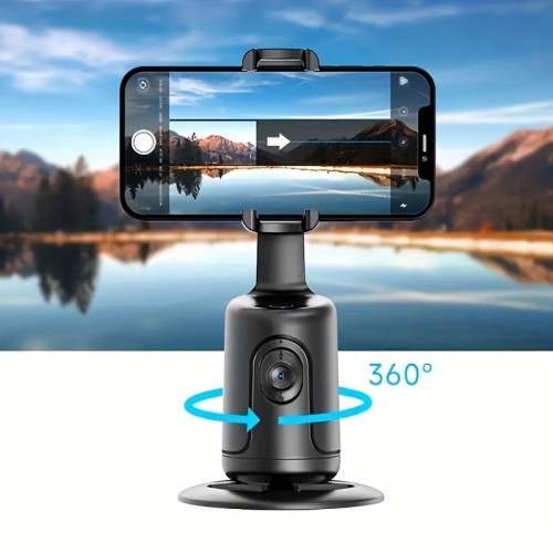 360° Rotation Face Body Phone Camera Mount Smart Shooting Phone Tracking Holder