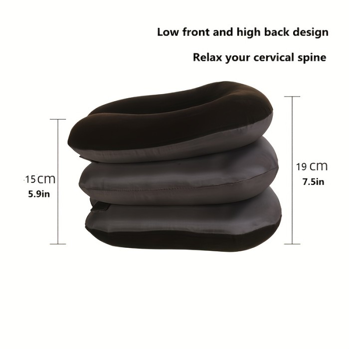 1pc Neck Stretcher Traction Device Inflatable Massage Pillow Travel Neck Pillow Neck Relaxation Pillow