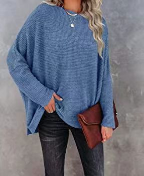 Women's Sexy Knitted Tops Solid Color Fashion Elegant Sweater