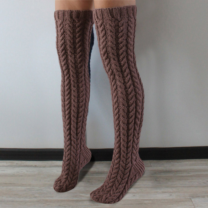 Fluffy Coral Fleece Women's Long Socks  Warm Plush Socks for Women Winter Soft Indoor Floor Towel Socks New Year Gift Christmas