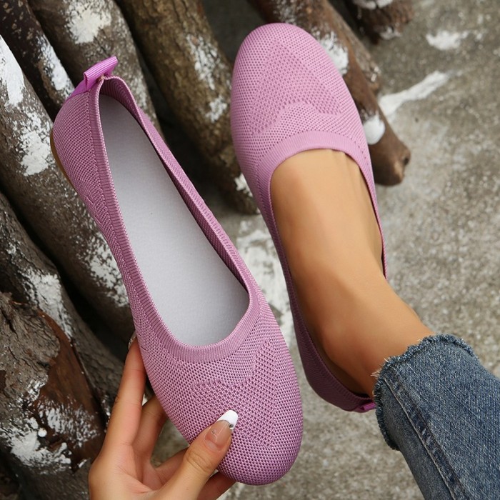 Women's Shoes Large  Comfortable Round Head Flat Sole Shoes